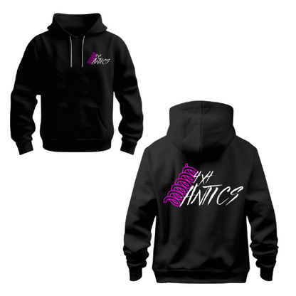 UNISEX HOODIE PINK LOGO