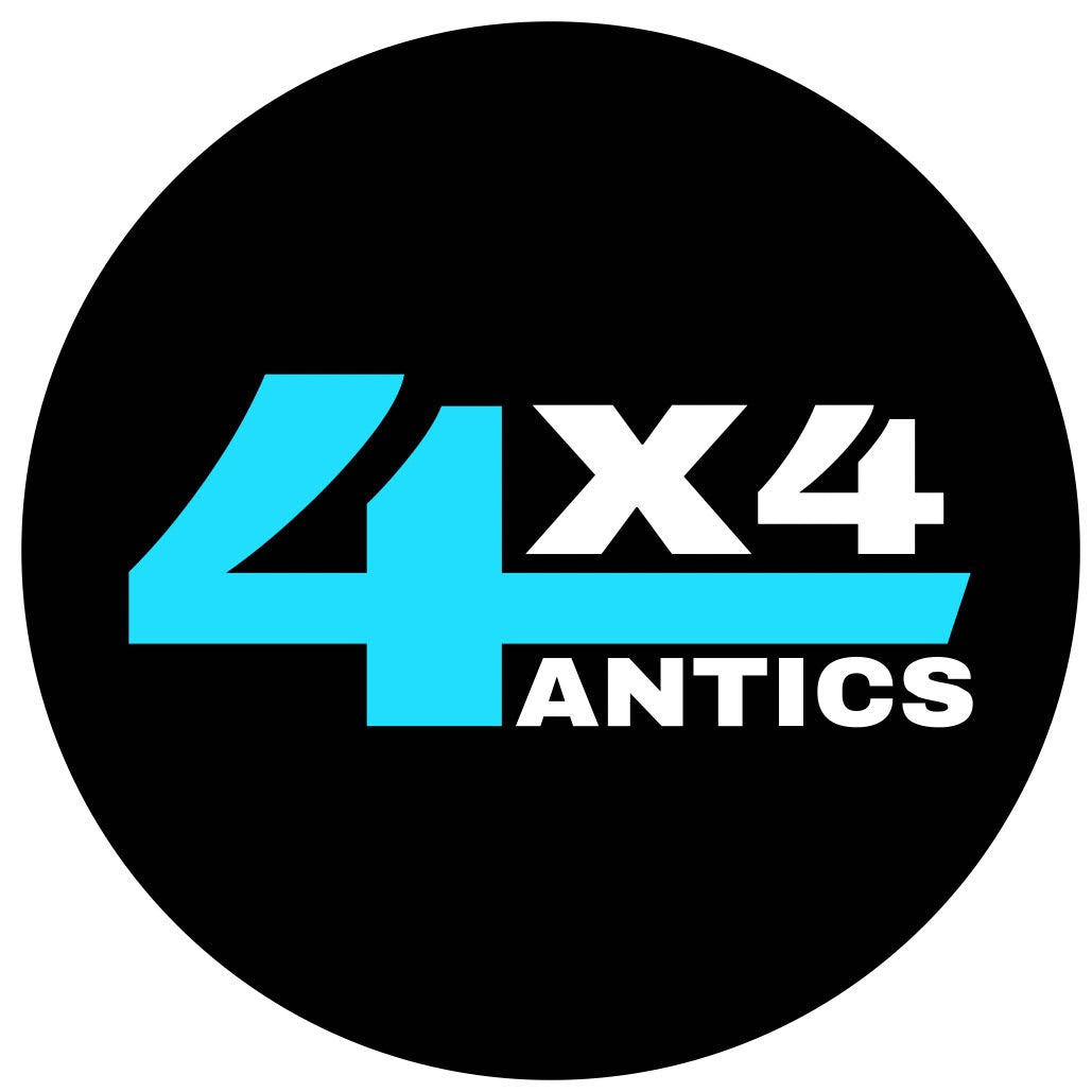 4X4 ANTICS ROUND STICKER