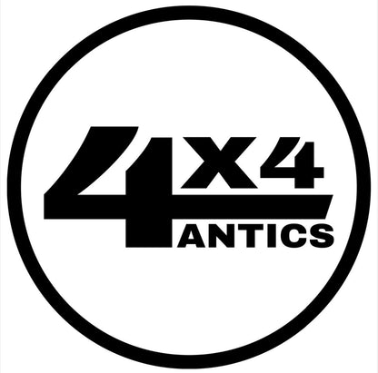 4X4 ANTICS ROUND STICKER